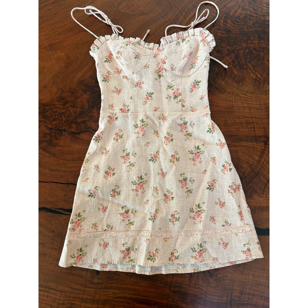 Floral Sundress with Ruffle Bust